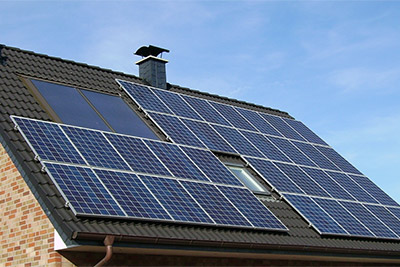 Solar panels in Playa Del Inglés